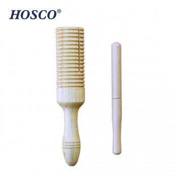 HOSCO(ホスコ)　パーカッション  トーンブロック　ギロ付　19cm  HP-TBG19
