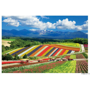 やのまん ジグソーパズル 四季彩の丘と十勝岳連峰(北海道) 10-1422