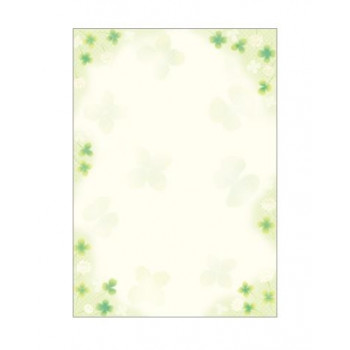 タカ印　和柄用紙 和ごころ A4判 白つめ草 100P　4-1916　100枚