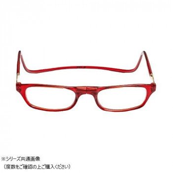 オーケー光学 老眼鏡クリックリーダー レギュラー RE レッド+1.50