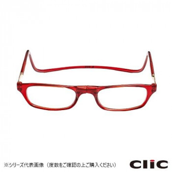 オーケー光学 老眼鏡クリックリーダー レギュラー RE レッド+2.00