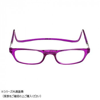 オーケー光学 老眼鏡クリックリーダー レギュラー PU パープル+1.00
