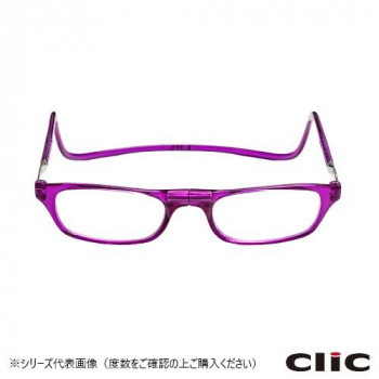オーケー光学 老眼鏡クリックリーダー レギュラー PU パープル+2.50