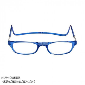 オーケー光学 老眼鏡クリックリーダー レギュラー BL ブルー+2.00