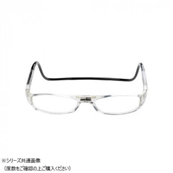オーケー光学　老眼鏡クリックリーダー  ユーロ  EBC  ブラック＆クリアー+1.00