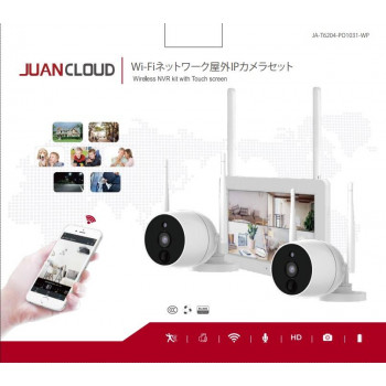 Wi-Fiネットワーク屋外IPカメラセット JA-T6204-PO1031-WP