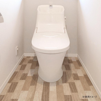 抗菌トイレ模様替え　KSBKT-04 90cmx170cm 寄木 ブラウン