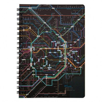 東京カートグラフィック 鉄道路線図 リングノート首都圏日本語ブラック RRNSJB