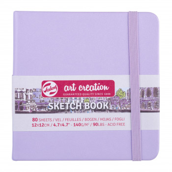ターレンス アートクリエーションスケッチブック　パステルバイオレット　12×12CM　T9314-134M452329