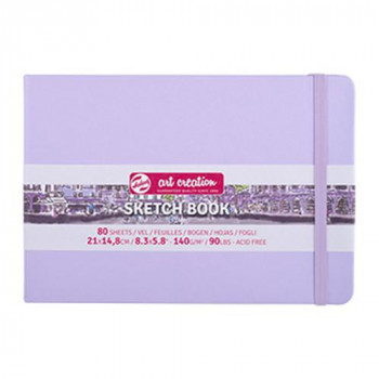 ターレンス アートクリエーションスケッチブック　パステルバイオレット　21×15CM　T9314-135M452388