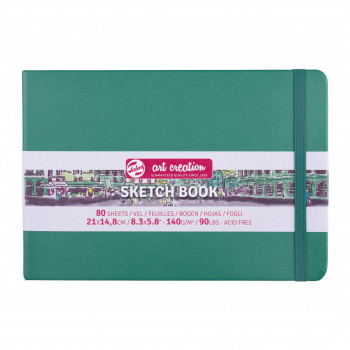 ターレンス アートクリエーションスケッチブック　フォレストグリーン　21×15CM　T9314-335M 452434
