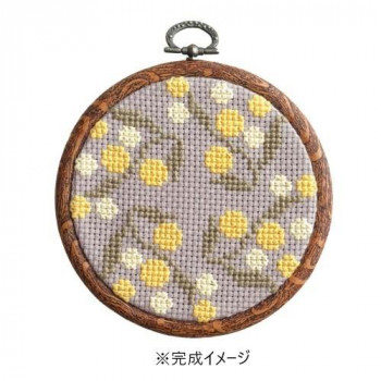 オリムパス クロス・ステッチキット ボタニカル ミモザ 7562