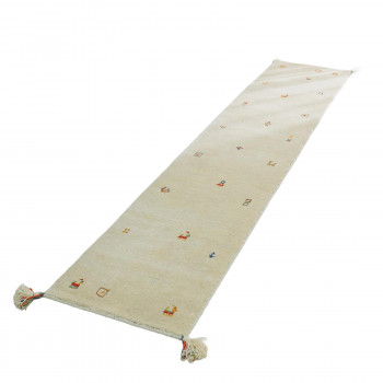 シンプルギャッベラグ SOYOKA(ソヨカ) キッチンマット 45×120cm アイボリー「GSCD904673」