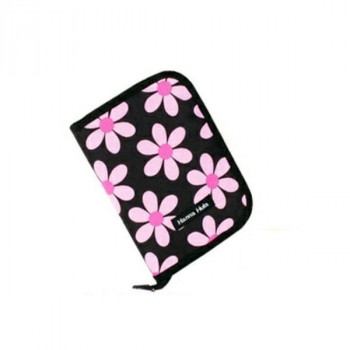 Hanna Hula(ハンナフラ) 母子手帳ケース マルチケース Mサイズ レトロフラワーピンク CBO-RFL01-M