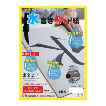 開明 水書きYO! 紙 B5判 3枚入 HO1594