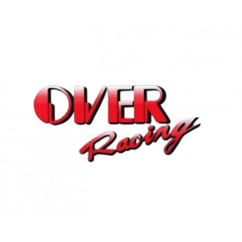 東洋マーク製作所 バイク・カーステッカー OVER RACING 赤 R-438