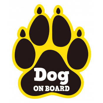 東洋マーク製作所 バイク・カーステッカー DOG ON BOARD マグネット DO-2
