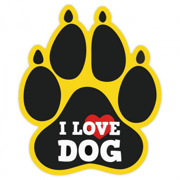 東洋マーク製作所 バイク・カーステッカー I LOVE DOG ステッカー DO-3
