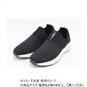 アスティコ かかとを踏んでも大丈夫な　らくらく2WAYシューズ　タウニークラブ　ブラック (M)