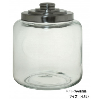ガラス保存瓶ワイド 4.5L 310121