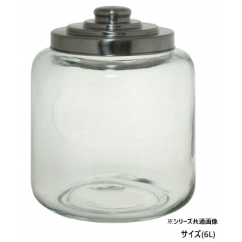 ガラス保存瓶ワイド 6L 310138