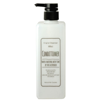 ポンプボトル スクエア600ml コンディショナー 804729