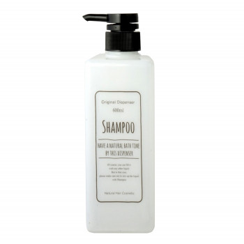 ポンプボトル スクエア600ml シャンプー 804712