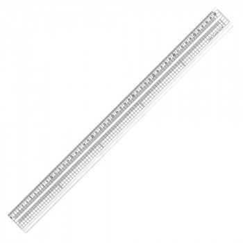 ORIONS グランデ方眼みぞ付カッティング定規 50cm GCT-50