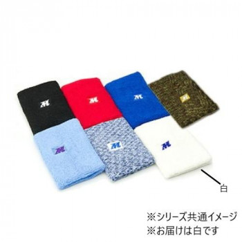 ミエローブ 汗とりロングリストバンド 白 WB02