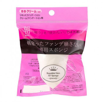 日本パフ 朝塗ったファンデ崩さない肌密着アップ専用スポンジ AMスポンジ