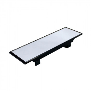槌屋ヤック 車内用品 ルームミラー よく見える ミラー クローム 230×70mm ブラック DC-47