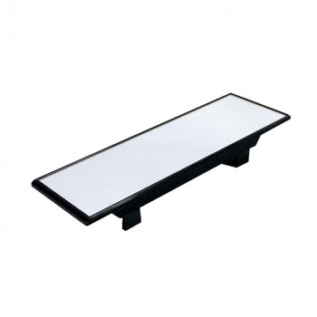 槌屋ヤック 車内用品 ルームミラー さらによく見える ミラー 超高反射 ワイド 230×90mm ブラック DH-54