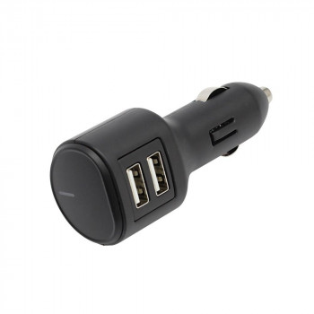 槌屋ヤック サイドポート USB 充電器 ダブル ZE-43