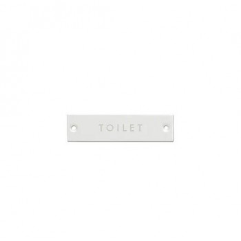 サインプレート TOILET ホワイト 63953