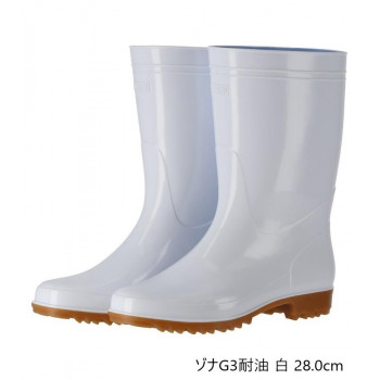 弘進ゴム　　長靴(P.V.C製)　ゾナG3耐油　白　28.0cm　C0117AA