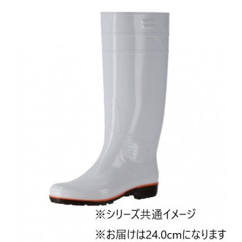 弘進ゴム 長靴(P.V.C製) ザクタス Z-01 白 24.0cm C0140AA