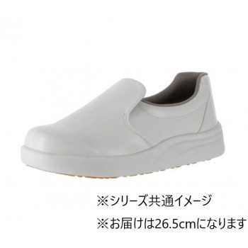 弘進ゴム 布靴(厨房靴) シェフメイト α-100 白 26.5cm E0635BA
