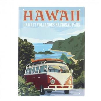 エンボス リゾートサイン HAWAII SURF WAGON DE054872