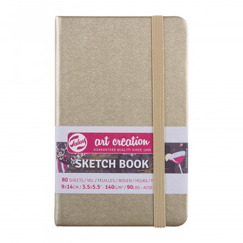 ターレンス アートクリエーションスケッチブック ホワイトゴールド 9×14CM T9314-141M 446027