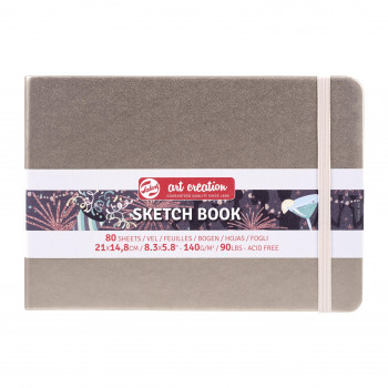 ターレンス アートクリエーションスケッチブック ピンクシャンパン 21×15CM T9314-245M 454534