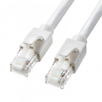 サンワサプライ カテゴリ6ALANケーブル ホワイト 5m KB-T6ATS-05W