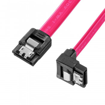 サンワサプライ 下L型シリアルATA3ケーブル 0.3m TK-SATA3-03SL