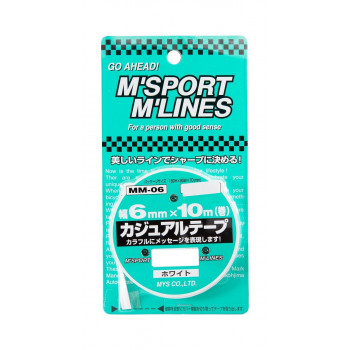 カジュアルテープ WH 6mm MM-06