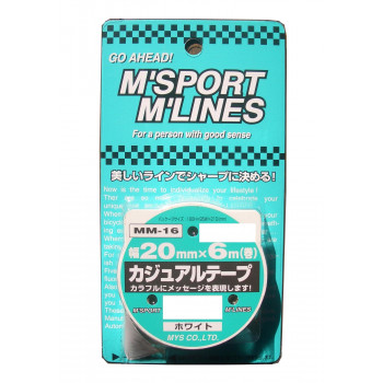 カジュアルテープ WH 20mm MM-16