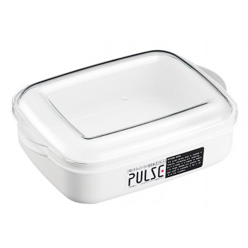 ENTEC エンテック PL-1003W パルスレンジ容器角1000ml白 箱入