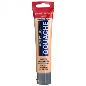 アムステルダム アクリリックガッシュ 70ml ネープルスイエローレッド AAG70 224 402410