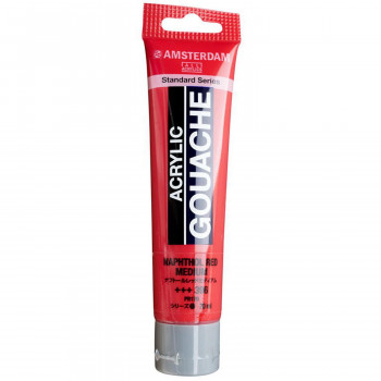アムステルダム アクリリックガッシュ 70ml ナフトールレッドミディアム AAG70 396 402445