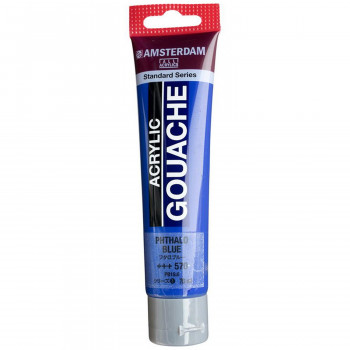 アムステルダム アクリリックガッシュ 70ml フタロブルー AAG70 570 410146
