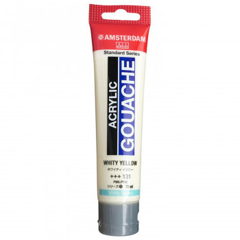 アムステルダム アクリリックガッシュ 70ml ホワイティ イエロー AAG70 131 441459
