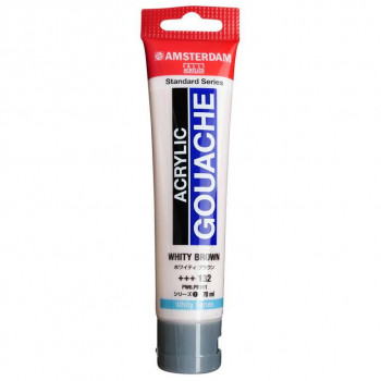 アムステルダム アクリリックガッシュ 70ml ホワイティ ブラウンAAG70 132 442528